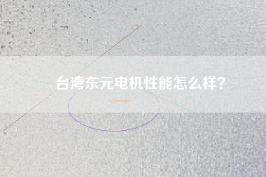 臺(tái)灣東元電機(jī)性能怎么樣？